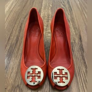 Tory Burch Open Toe Benton Wedge